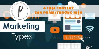 4 loại content chính thương hiệu/sản phẩm nào cũng phải có