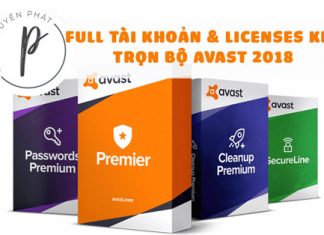 Share Key – Account premium trọn gói Avast Utimate, Premier, VPN, Internet Secutity, Clean Up Share Key - Account premium trọn gói Avast Utimate, Premier, VPN, Internet Secutity, Clean Up
