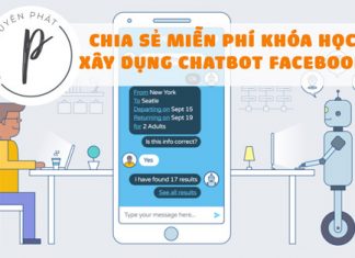 Khóa học Xây dựng chatbot Facebook trong 2 giờ- tự động trả lời khách hàng qua Messenger Khóa học Xây dựng chatbot Facebook trong 2 giờ- tự động trả lời khách hàng qua Messenger