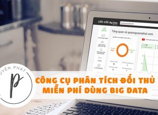 Công cụ phân tích đối thủ cạnh tranh miễn phí dùng Big Data của Cốc Cốc