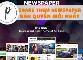 Share theme WordPress Newspaper mới nhất kèm hướng dẫn kích hoạt