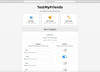 Chia sẻ code TestMyFriends trị giá 21$ ở CodeCanyon