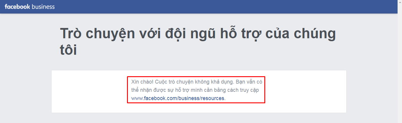 Hướng dẫn cách chat với đội ngũ support facebook