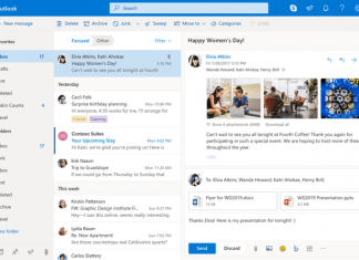 Microsoft Outlook hỗ trợ gửi mail ẩn danh Microsoft Outlook interface
