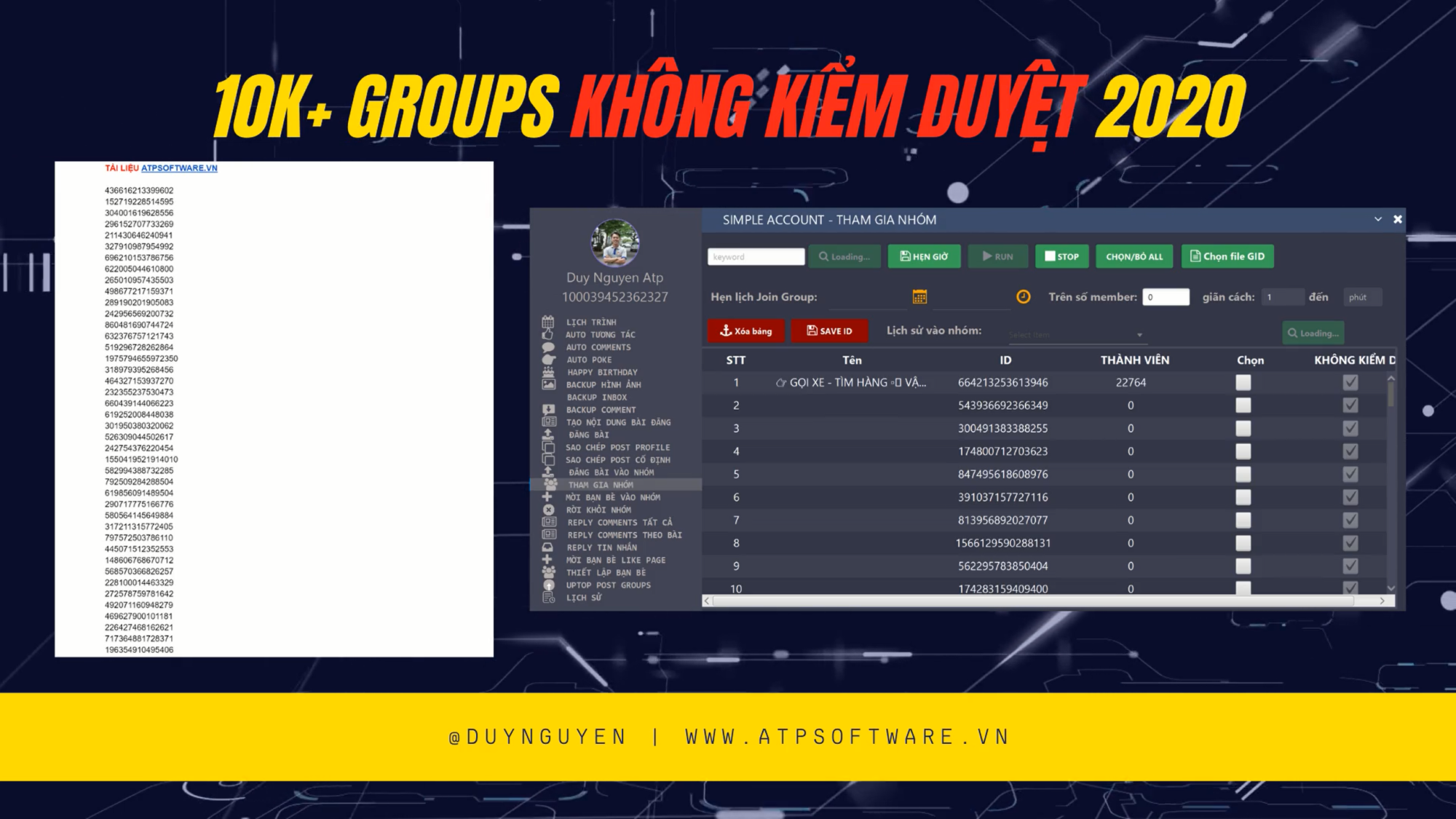 SHARE DATA 10K+ Groups KHÔNG KIỂM DUYỆT 2020 - Marketing Online