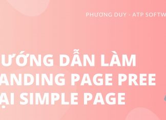 Cách làm Landing Page Pree