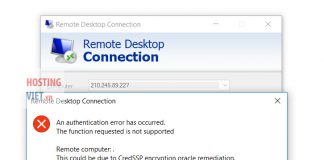 Hướng dẫn sửa lỗi 866660 This could be due to CredSSP encryption oracle remediation khi remote desktop Hướng dẫn sửa lỗi 866660 This could be due to CredSSP encryption oracle remediation khi remote desktop