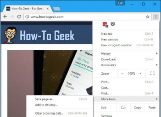 Chọn Developer Tools trong Chrome
