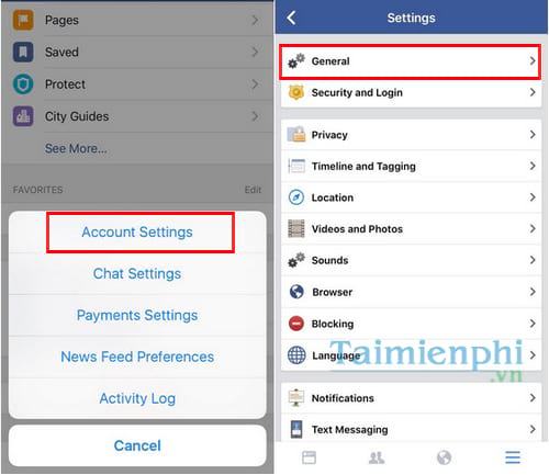 xoa tai khoan facebook tren iphone