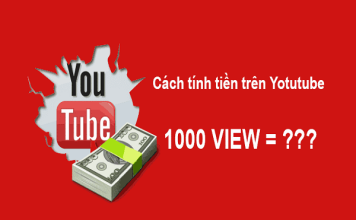 Cách tính tiền trên Youtube